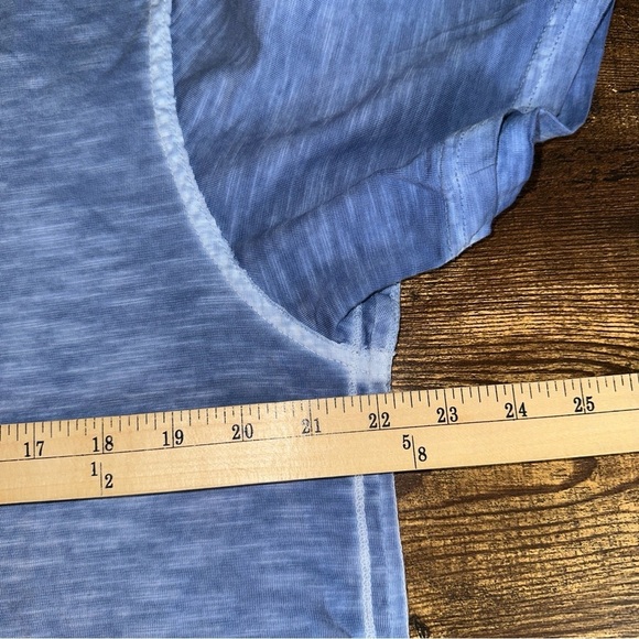 Tommy Bahama Mens Shirt Blue Medium Suncoast Shores V-Neck Pima Cotton T-Shirt - Picture 4 of 9